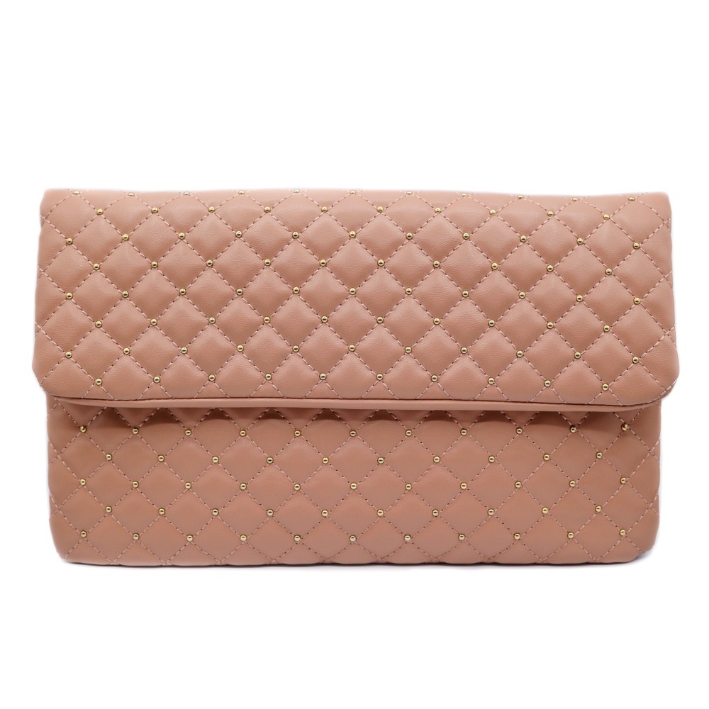 Gia Dusty Rose Studded Crossbody Bag